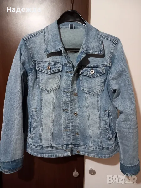 Дамско дънково яке, снимка 1