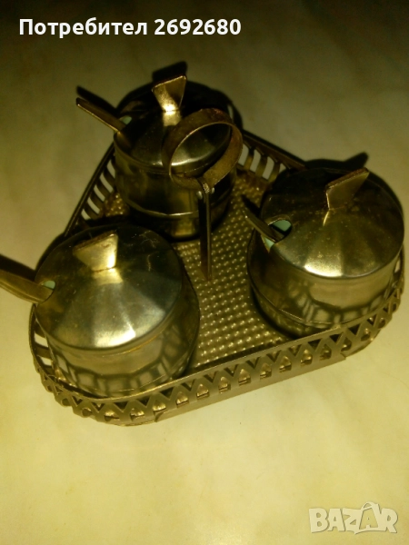 Нов комплект за подправки от времето на соца, снимка 1