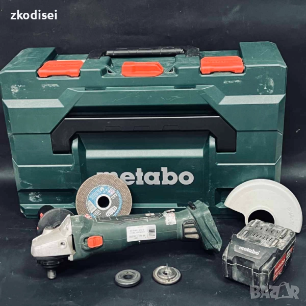 Акумулаторен ъглошлайф METABO WB 18 LTX BL 125 QUICK, снимка 1