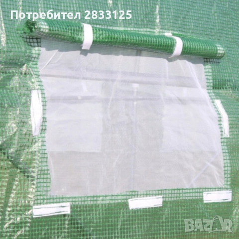 Градинска четирисегментна бяла оранжерия - модерен и ярък дизайн - 6 х 3 х 2м