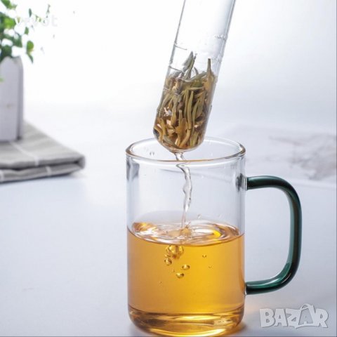 Стъклен инфузор за чай, Стъклен дизайн, Инструменти за чай, снимка 4 - Форми - 35708022