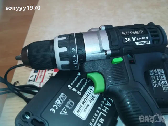 LI-ION НОВ ВИНТОВЕРТ С ЗАРЯДНО И БАТЕРИЯ 0111241330, снимка 2 - Винтоверти - 47800487