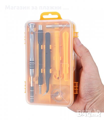 КОМПЛЕКТ С МНОГОФУНКЦИОНАЛНИ РЪЧНИ ИНСТРУМЕНТИ/ОТВЕРТКИ 110 В 1 - код 2542, снимка 10 - Отвертки - 33936474