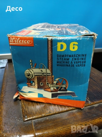 Парна машина-двигател играчка Веласко Западна Германия., снимка 10 - Колекции - 52432663