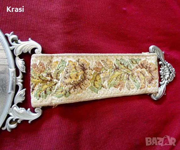 Пано,плакет от калай Лютнист,WMF , снимка 3 - Антикварни и старинни предмети - 49496593