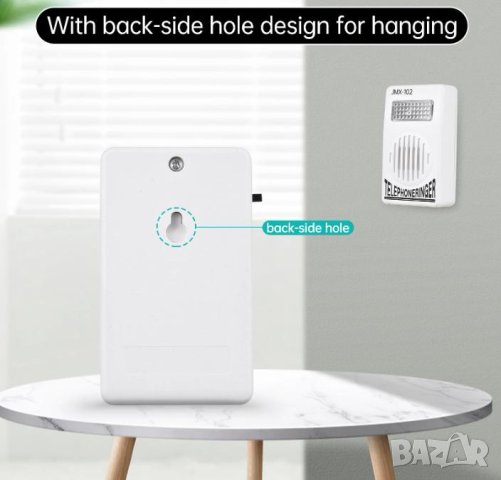 Светлинна Аларма При Позвъняване на Стационарен Телефон за Глухи Хора Нечуващи Хора Светлинен Сигнал, снимка 2 - Слухови апарати - 44210295