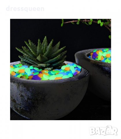 3146 Светещи  градински камъни 100бр, снимка 4 - Градински мебели, декорация  - 34238027