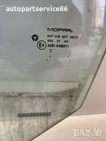 Предно ляво стъкло прозорец за врата за Jeep Patriot 2.0 Crdi (2008) , снимка 2 - Части - 53590311