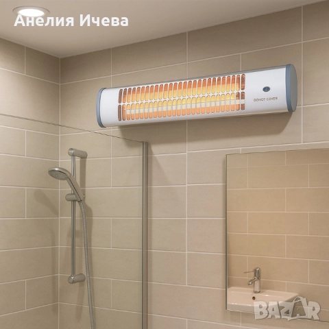 Кварцова отоплителна печка за баня Rosberg , снимка 2 - Отоплителни печки - 51814085