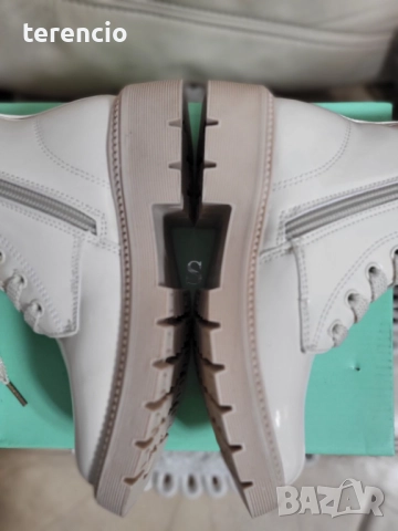 Нови бежови боти - лак  - 30 номер, снимка 3 - Детски боти и ботуши - 52566239