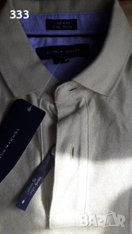 Tommy Hilfiger мъжка тениска с яка  НОВА, снимка 5 - Тениски - 50826856