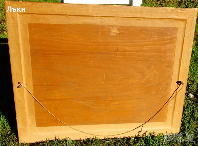 Стара маслена картина Елен,Сърни,победител,подпис. , снимка 7 - Картини - 52159380