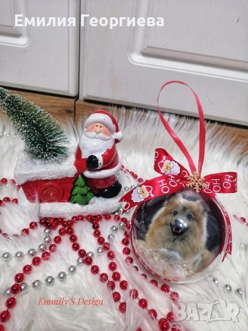 Коледни топки със снимки на най ниски цени , снимка 3 - Декорация за дома - 52452054