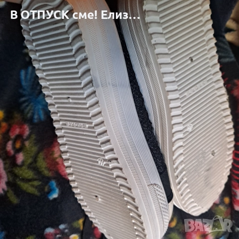 Високи кецове с платформа и дантела, снимка 3 - Кецове - 51772271