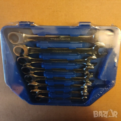 CORNWELL TOOLS 8броя качествени ключове тресчотки , снимка 5 - Отвертки - 52886903