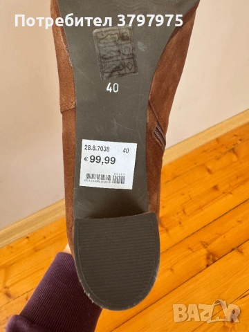 Нови!!!Дамски боти 40 номер, снимка 4 - Дамски боти - 53747230