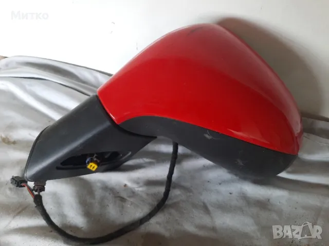 Ляво червено странично огледало за Пежо 207  PEUGEOT 207, снимка 2 - Части - 48785224