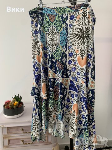 Дълга пола в размер 14, снимка 3 - Поли - 44179107