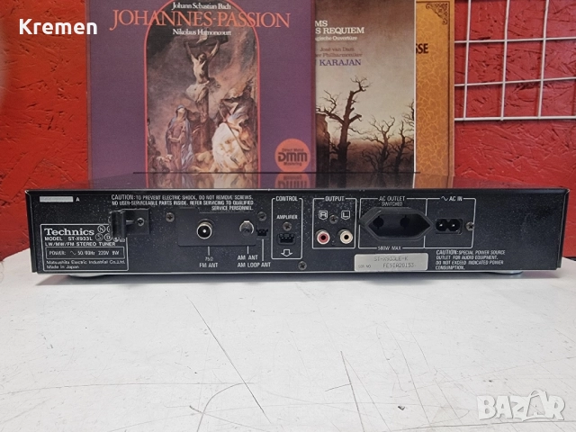 Тунер TECHNICS ST-X933L, снимка 4 - Ресийвъри, усилватели, смесителни пултове - 52348221