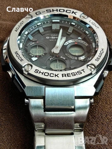 CASIO G-SHOCK  G-STEEL GST W310D-1ATEEL GST W310D-1A , снимка 6 - Мъжки - 52772719