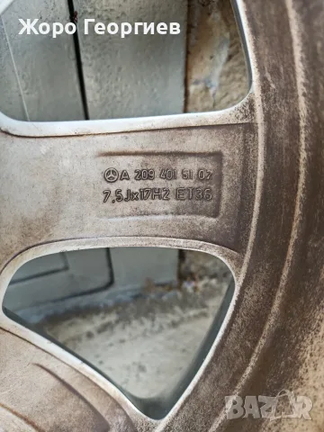 Джанти за Мерцедес CLK  W209 -17", снимка 3 - Гуми и джанти - 55950433