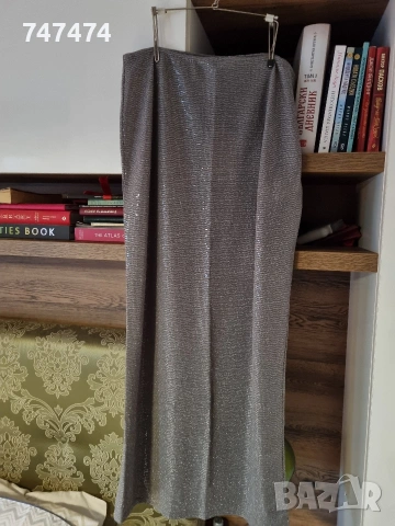 Pull & bear ХЛ, сребриста, НОВА пола, снимка 3 - Поли - 53845303