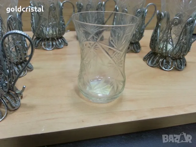 стари руски стакани подстакани филигран , снимка 8 - Антикварни и старинни предмети - 49601097