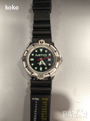 Часовник Mito тип diver 100m