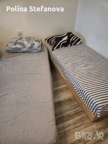 2бр. Единични легла с матрак и ракла, снимка 2 - Спални и легла - 52704141