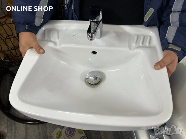 Комплект за баня - мивка, смесител и сифон, снимка 6 - Смесители - 53576683