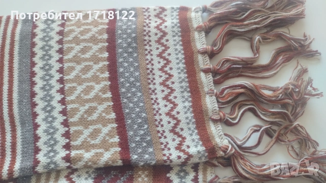 Топъл зимен шал , снимка 5 - Шалове - 53139564