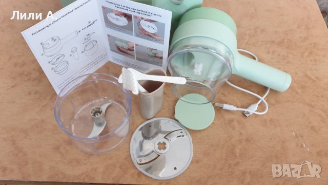 Електрически/ usb ръчен чопър, снимка 5 - Миксери - 40175120