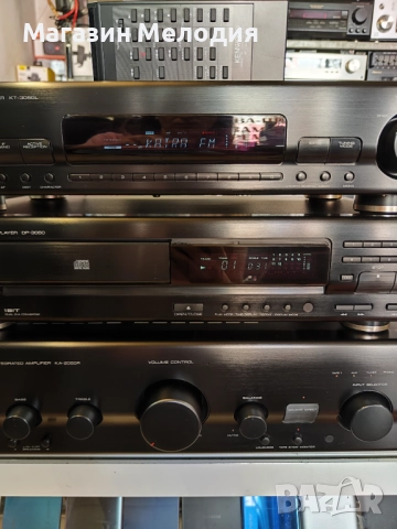 Аудиосистема Kenwood с дистанционно. Усилвател с тунер и cd player. Kenwood KA-2050R Black + Kenwood, снимка 5 - Аудиосистеми - 48943223