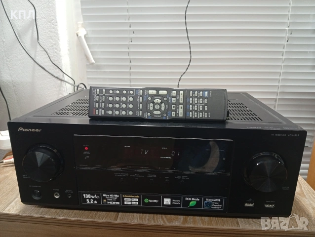 5.2 канален ресийвър Pioneer VSX-529K LAN HDMI , снимка 2 - Ресийвъри, усилватели, смесителни пултове - 53028125