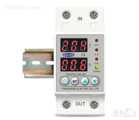 TOMZN 63A Монофазна токова защита, Защитно устройство за пренапрежение, свръхток, протекторно реле, снимка 9 - Друга електроника - 43923452