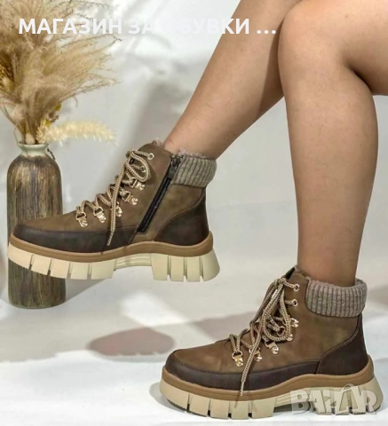 ДАМСКИ БОТИ - код: В18048, снимка 4 - Дамски боти - 52142723