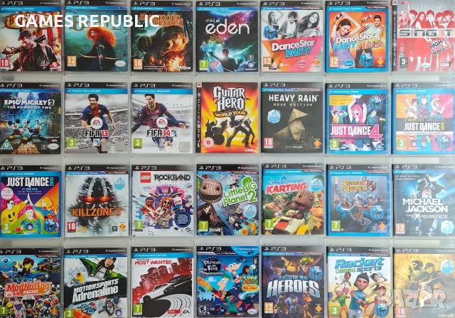 ТОП MOVE/МУУВ игри за PlayStation 3/PS3/ПС3/Плейстейшън 3
