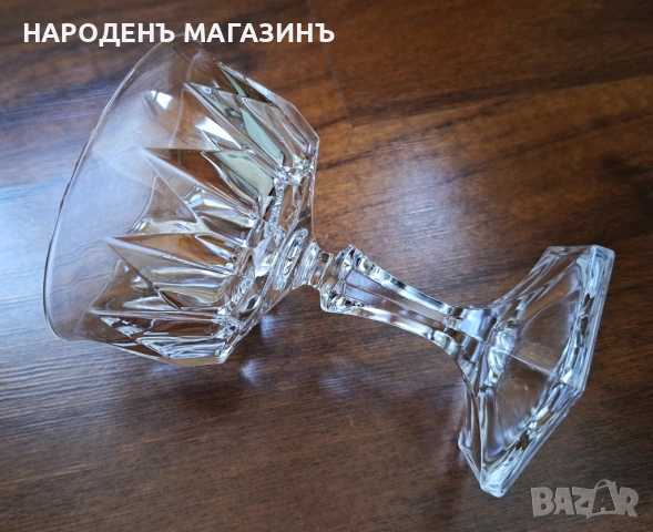 D'ARQUES - Френски кристал сервиз чаши кристални за десерти мелба сладолед шампанско 10 броя , снимка 13 - Други ценни предмети - 53701830