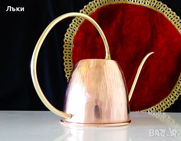 Медна лейка,свръх фина за кактуси,разсад. , снимка 4 - Антикварни и старинни предмети - 53817028