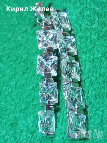 СРЕБЪРНИ КРИСТАЛНИ БЕЛ ЕПОК СТИЛ ВИНТИДЖ СКЪПОЦЕННИ ОБЕЦИ 25654, снимка 18 - Антикварни и старинни предмети - 35736280