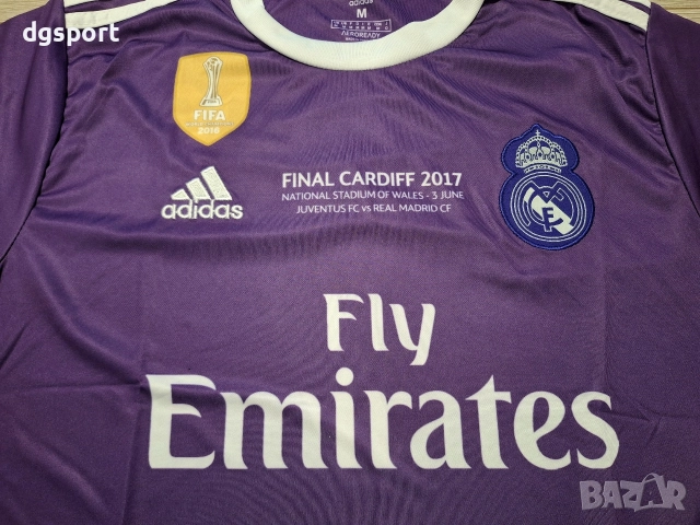 Футболна фланелка на Кристиано Роналдо #РЕАЛ М #модел 2017 ретро модел!!!, снимка 5 - Футбол - 52562567