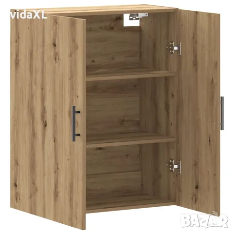 vidaXL Стенни шкафове, дъб артизан, 69,5x34x90 см, снимка 7 - Бюфети - 56148298