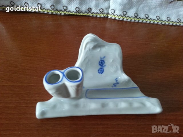 Стара порцеланова поставка за писалище , снимка 2 - Антикварни и старинни предмети - 42474712
