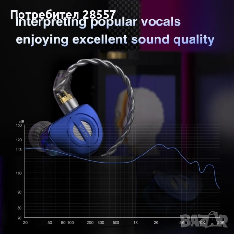 Нови- неотваряни TRN MT4 PRO Слушалки тип iem , снимка 8 - Слушалки и портативни колонки - 51708058