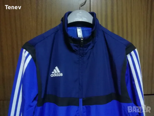 Adidas Climalite Ново Оригинално Горнище размер М синьо , снимка 4 - Спортни дрехи, екипи - 48119538