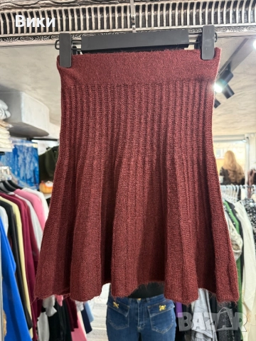 Пола от плетиво в размер S, снимка 3 - Поли - 52926865