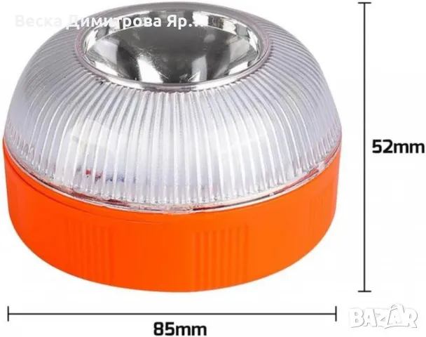 Компактна LED аварийна лампа, снимка 6 - Лед осветление - 49548785