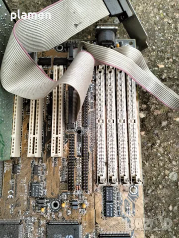 Стара дънна платка с хард диск, снимка 4 - Дънни платки - 48664058