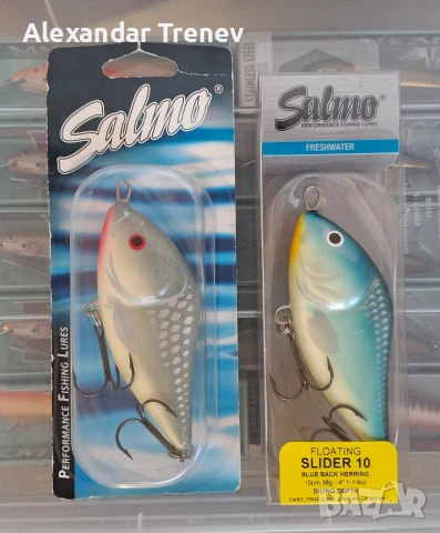 Воблери Salmo Fatso и Slider, снимка 3 - Екипировка - 53688948