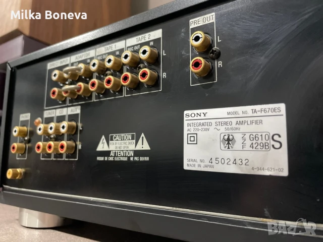 SONY TA-F 670ES, снимка 10 - Ресийвъри, усилватели, смесителни пултове - 51128858